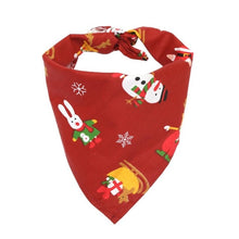 Load image into Gallery viewer, Christmas Pet Dog Bandana Small Large Dog Bibs