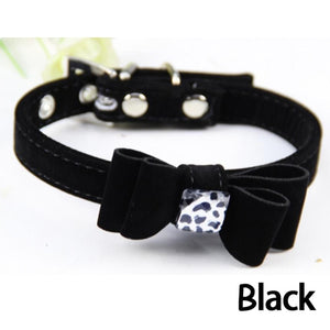 SUPREPET Leopard Print Diamond Rhinestone Cat Collar