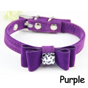 SUPREPET Leopard Print Diamond Rhinestone Cat Collar