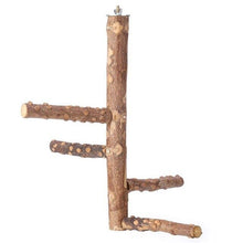 Load image into Gallery viewer, Small Medium Parrots Bird Perch Wood Stand Chew Bite