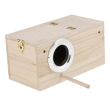 Load image into Gallery viewer, Amagogo Wooden Cage Bird Parakeet Nest Small Animals House