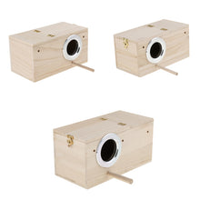 Load image into Gallery viewer, Amagogo Wooden Cage Bird Parakeet Nest Small Animals House