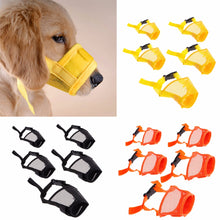 Load image into Gallery viewer, Pet Dog Adjustable Mask No Barking Mesh Mouth Muzzle