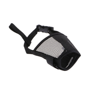 Pet Dog Adjustable Mask No Barking Mesh Mouth Muzzle