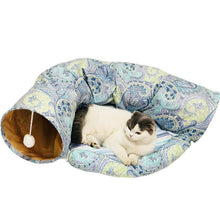 Load image into Gallery viewer, Funny Pet Cat Tunnel Toys Channel Rolling Nest Tubes Collapsible Crinkle Kitten Toys Puppy Ferrets Rabbit Play Dog Tunnel Tubes