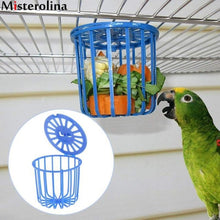 Load image into Gallery viewer, Bird Parrot Feeder Cage Fruit Vegetable Holder Cage